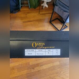 Olivia Jaymes Black Suede BACARDI Boots